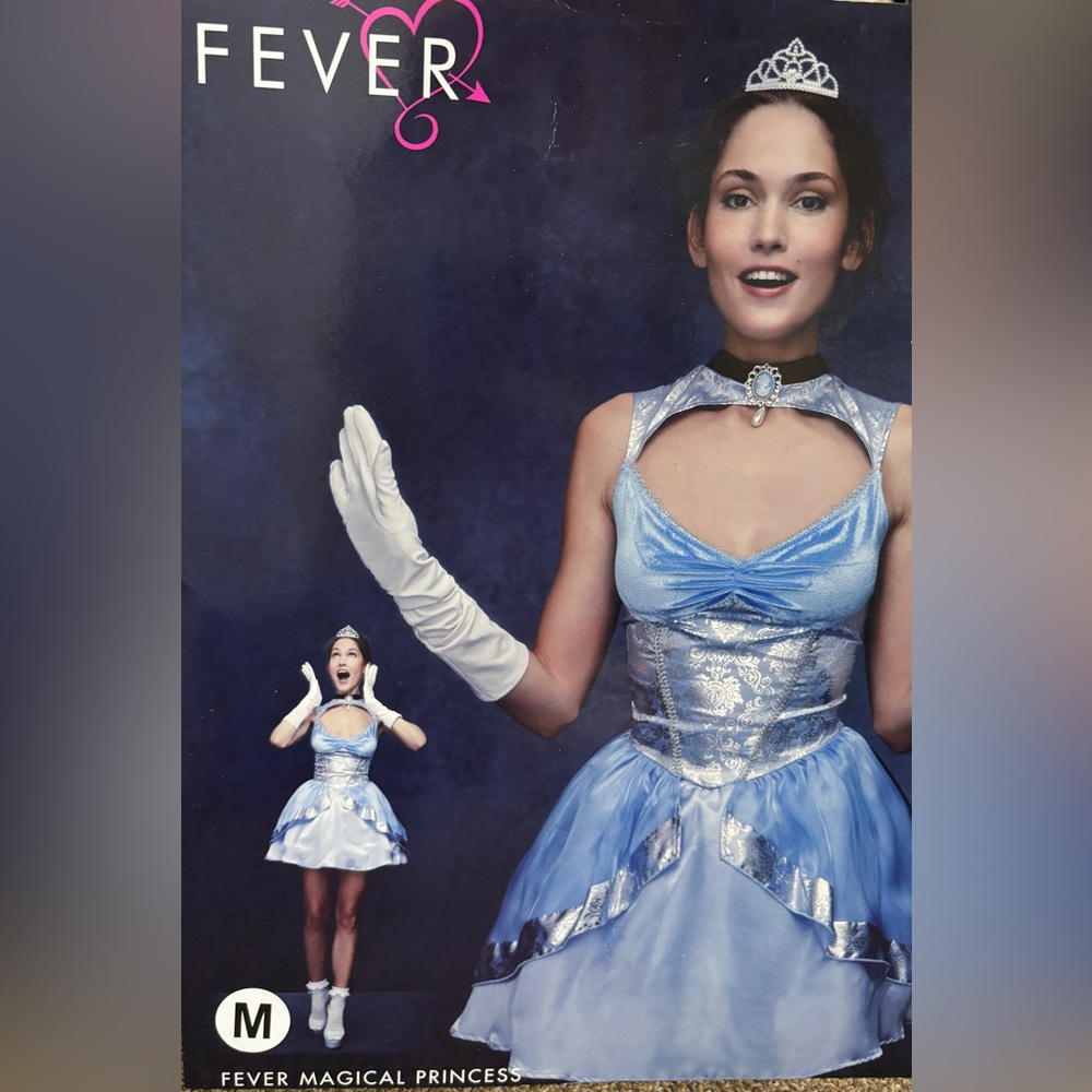 Fever Silver and Blue Princess Dress
